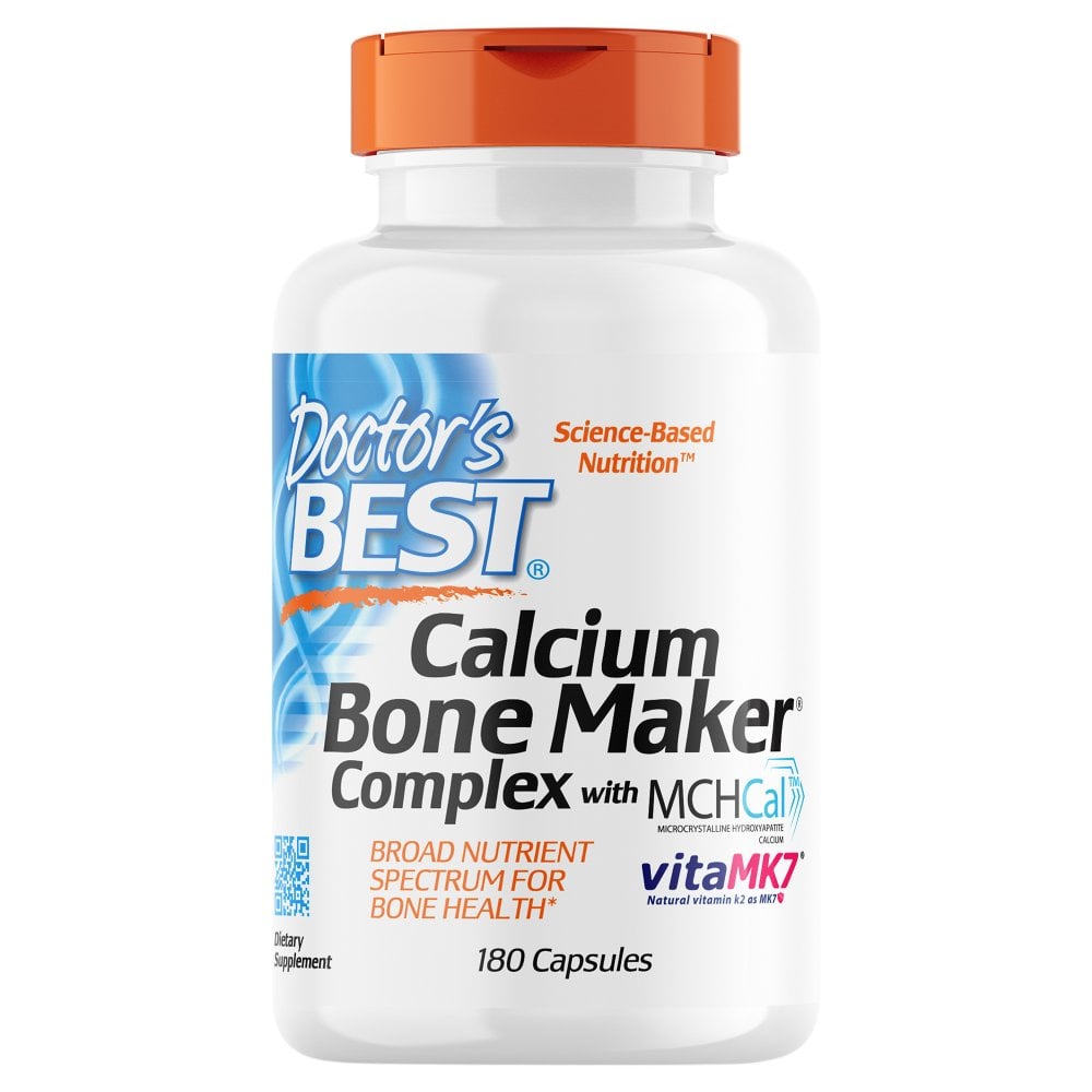 Doctor's Best Calcium Bone Maker Complex with MCHCal 180 Capsules