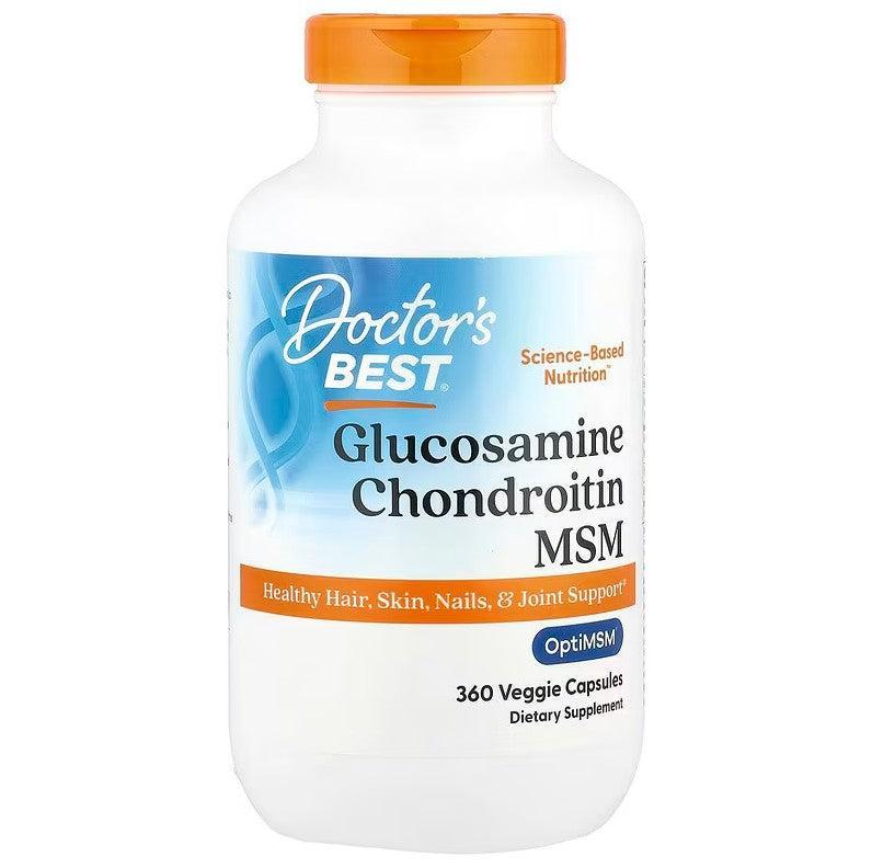 Doctor's Best Glucosamine Chondroitin MSM with OptiMSM 360 Capsules