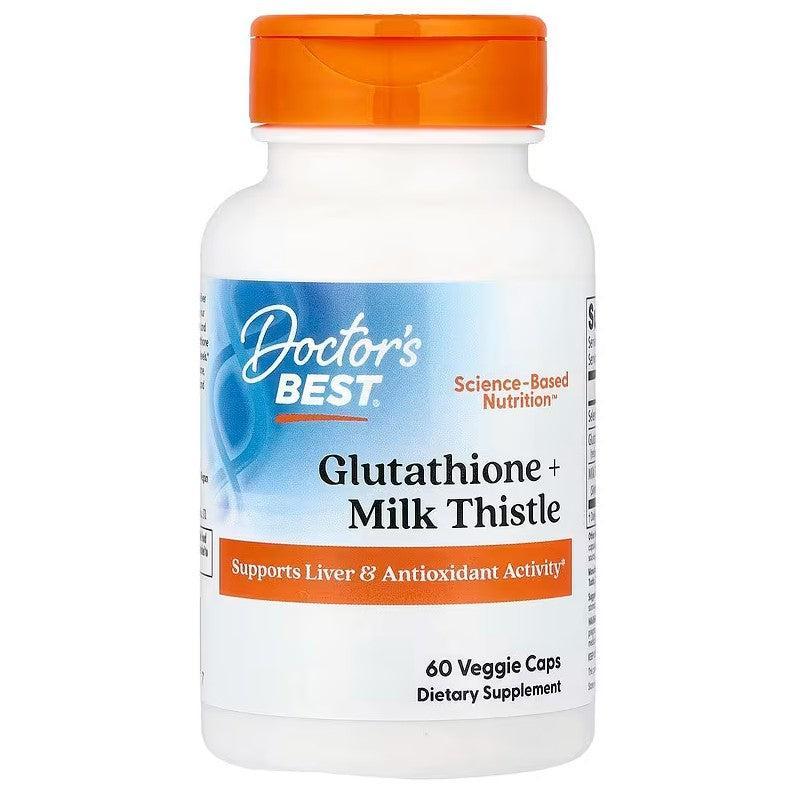 Doctor's Best Glutathione + Milk Thistle 60 VCapsules