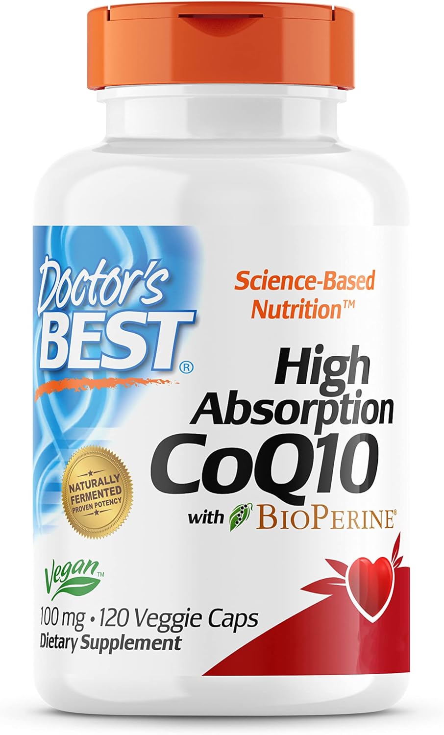 Doctor's Best High Absorption CoQ10 with Bioperine 120VCapsules