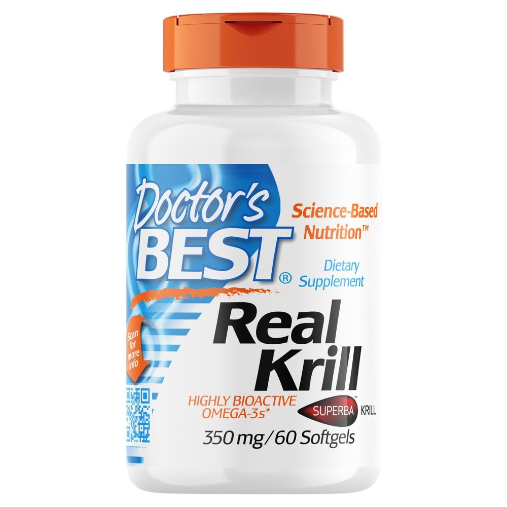 Doctor's Best Real Krill 350mg - 60 Softgels