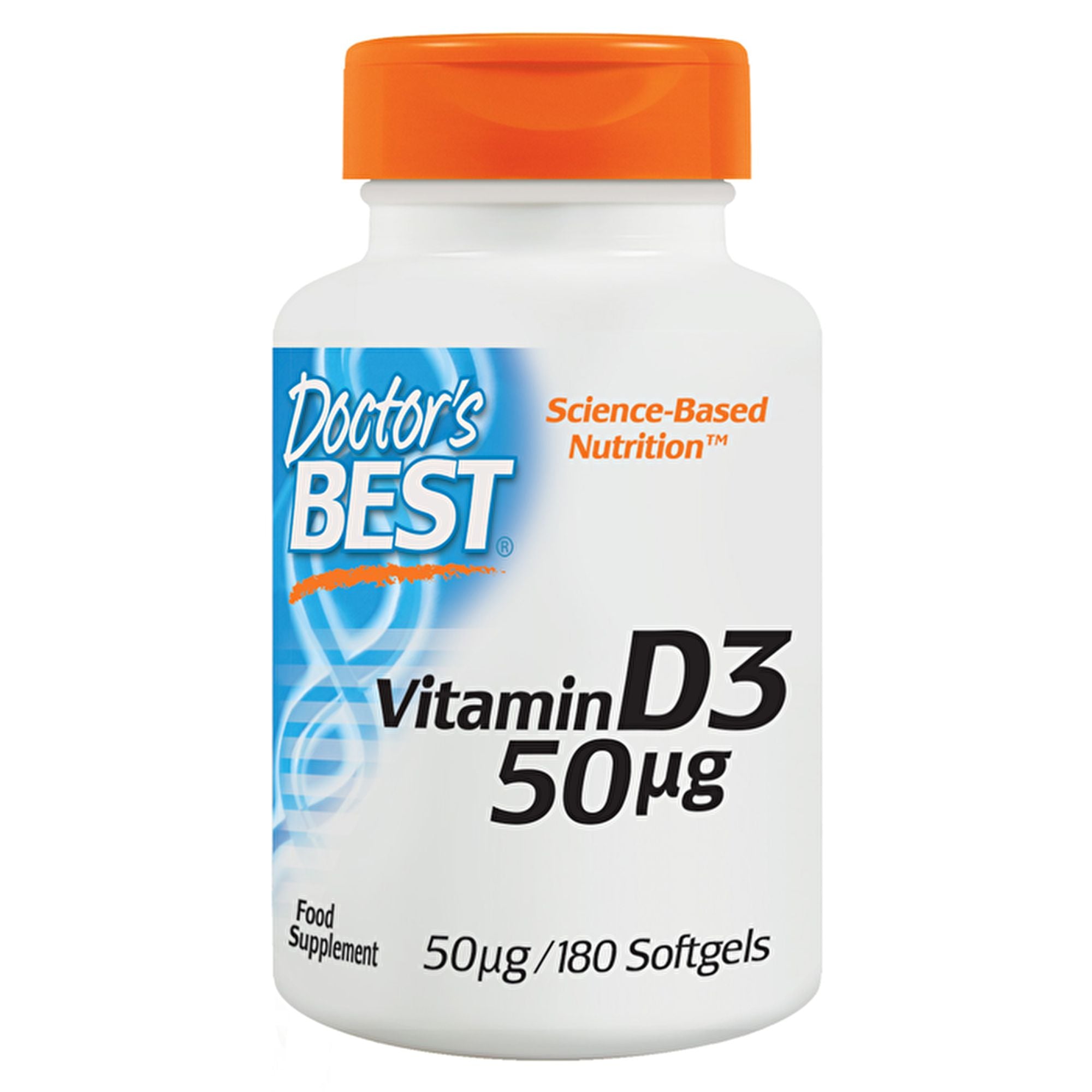 Doctor's Best Vitamin D3 2000 IU 180 Softgels