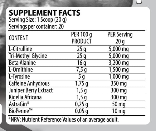 Dorian Yates NOX Pump Ultimate 400g