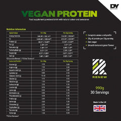 Dorian Yates Renew Vegan Protein 30x33g