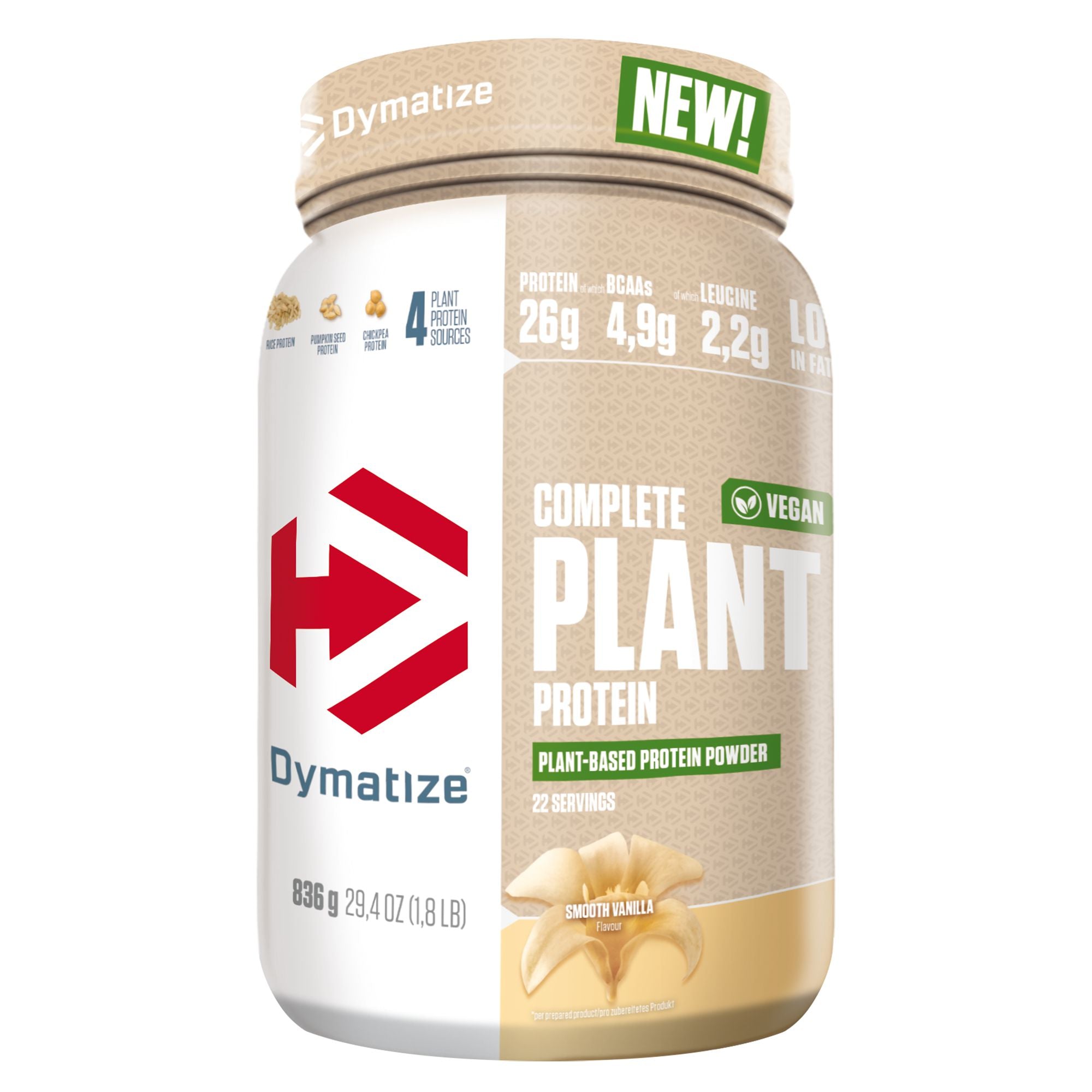 Dymatize Nutrition Complete Plant Protein 836g
