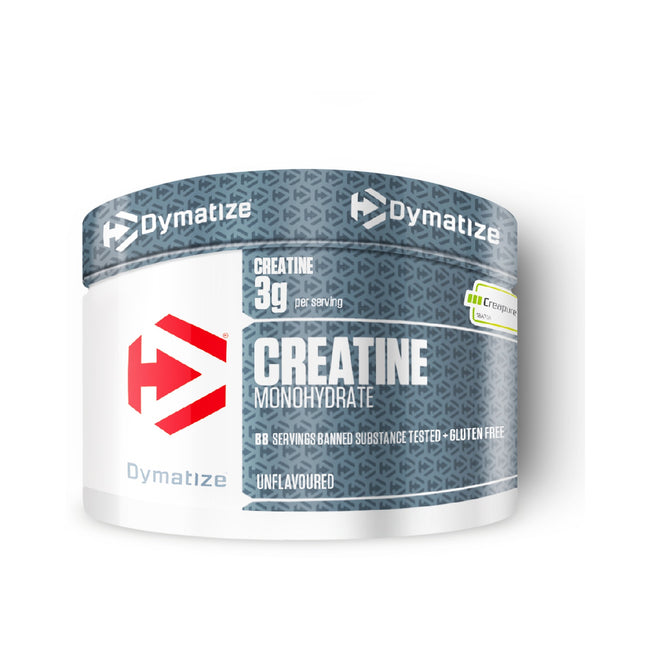 Dymatize Creatine Monohydrate 300g Unflavoured – front of tub