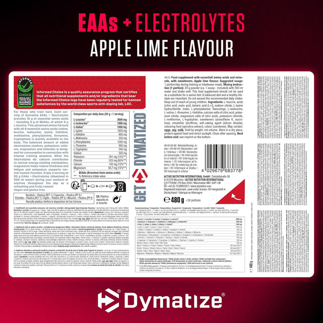 Dymatize Nutrition EAA's + Electrolytes 480g