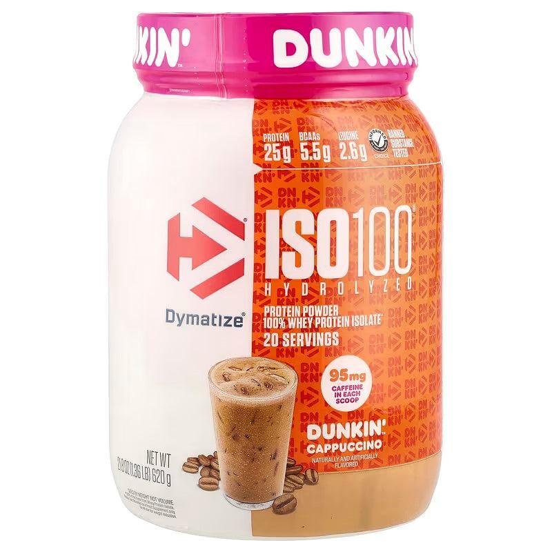 Dymatize Nutrition ISO100 Whey Protein 610g–660g Dunkin