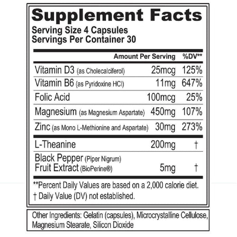 EVLution Nutrition Z-Matrix 240 Capsules
