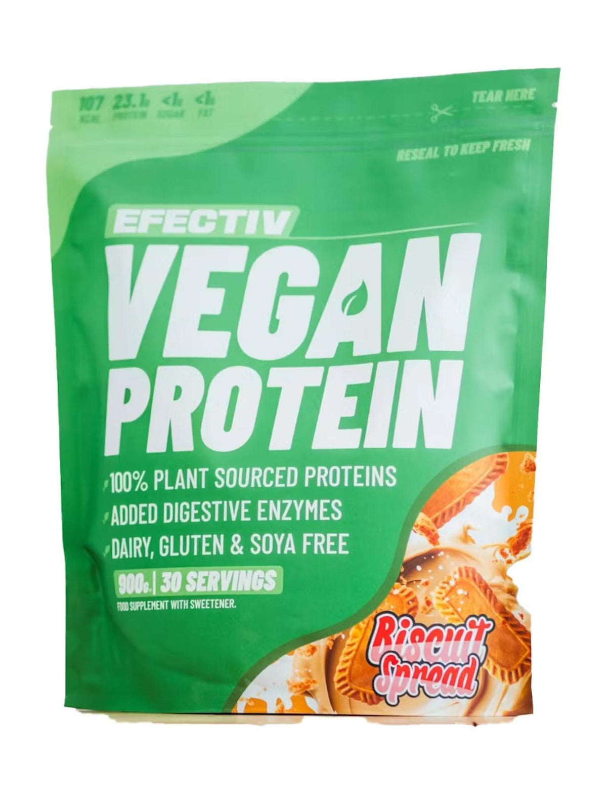 Efectiv Sports Nutrition Vegan Protein 900g Powder
