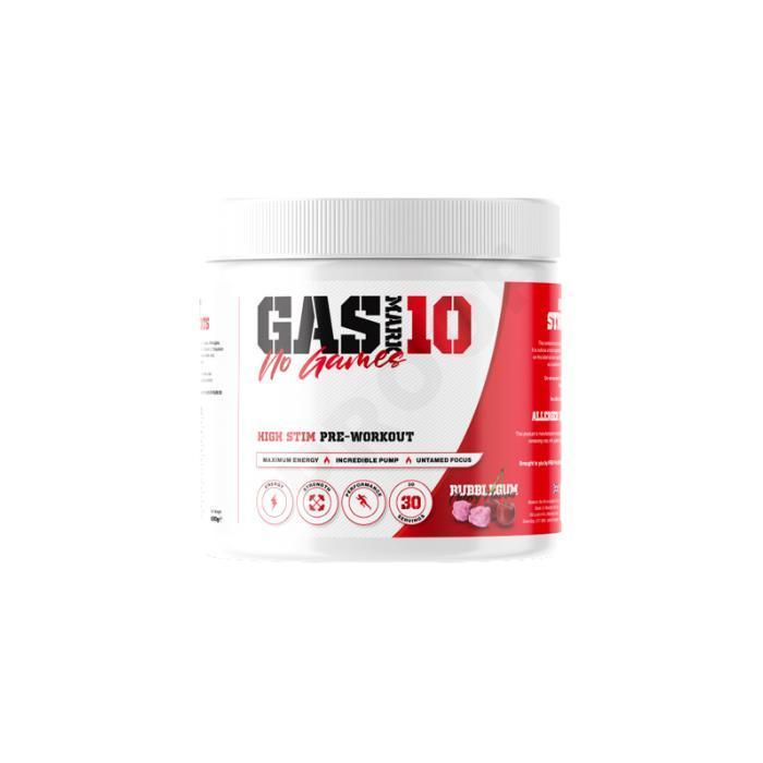 Gas Mark 10 No Games PreWorkout 600g