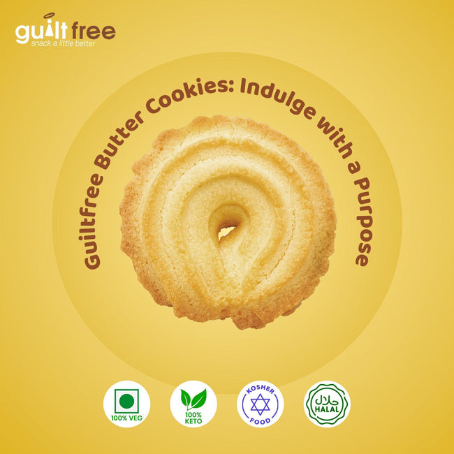 GuiltFree No Added Sugar Cookies 135g Butter Cookies