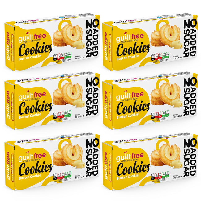 GuiltFree No Added Sugar Cookies 135g Butter Cookies