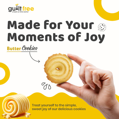 GuiltFree No Added Sugar Cookies 135g Butter Cookies