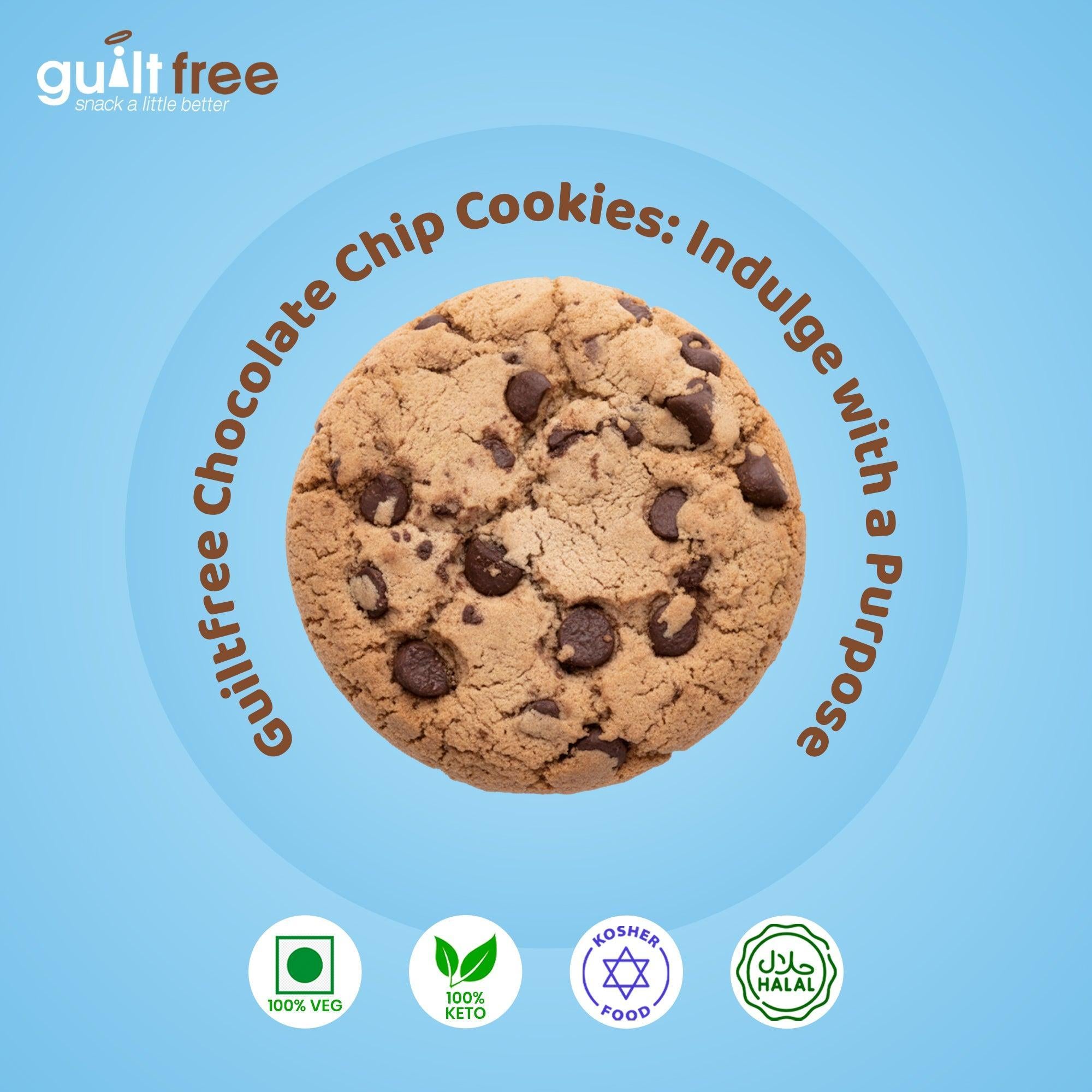 GuiltFree No Added Sugar Cookies 135g Chocolate Chip