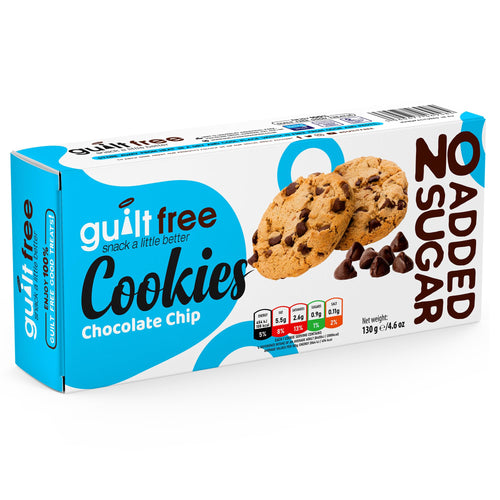 GuiltFree No Added Sugar Cookies 135g Chocolate Chip