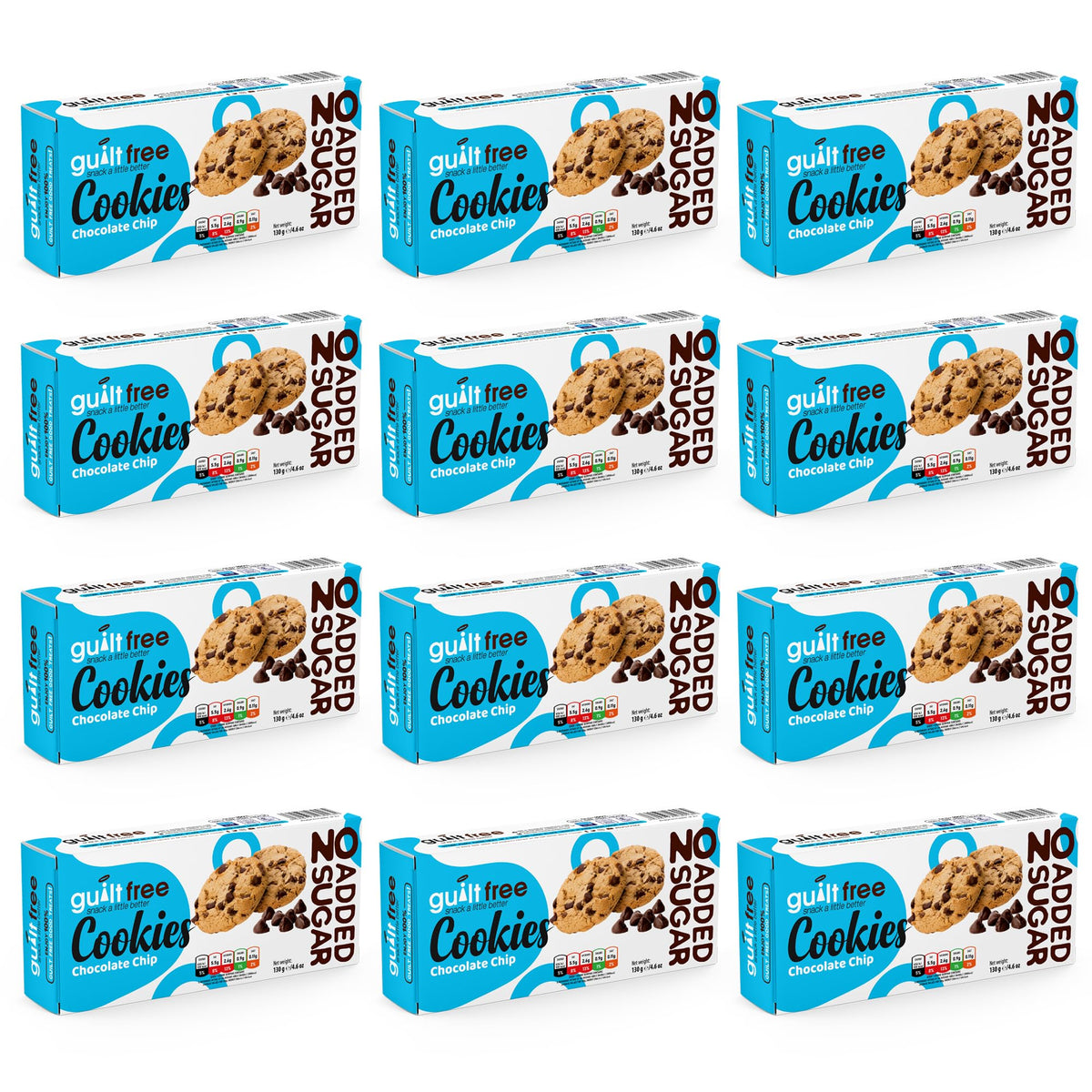 GuiltFree No Added Sugar Cookies 135g Chocolate Chip
