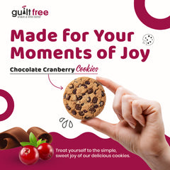 GuiltFree No Added Sugar Cookies 135g Chocolate Cranberry