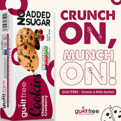 GuiltFree No Added Sugar Cookies 135g Chocolate Cranberry