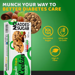 GuiltFree No Added Sugar Cookies 135g Chocolate Hazelnut