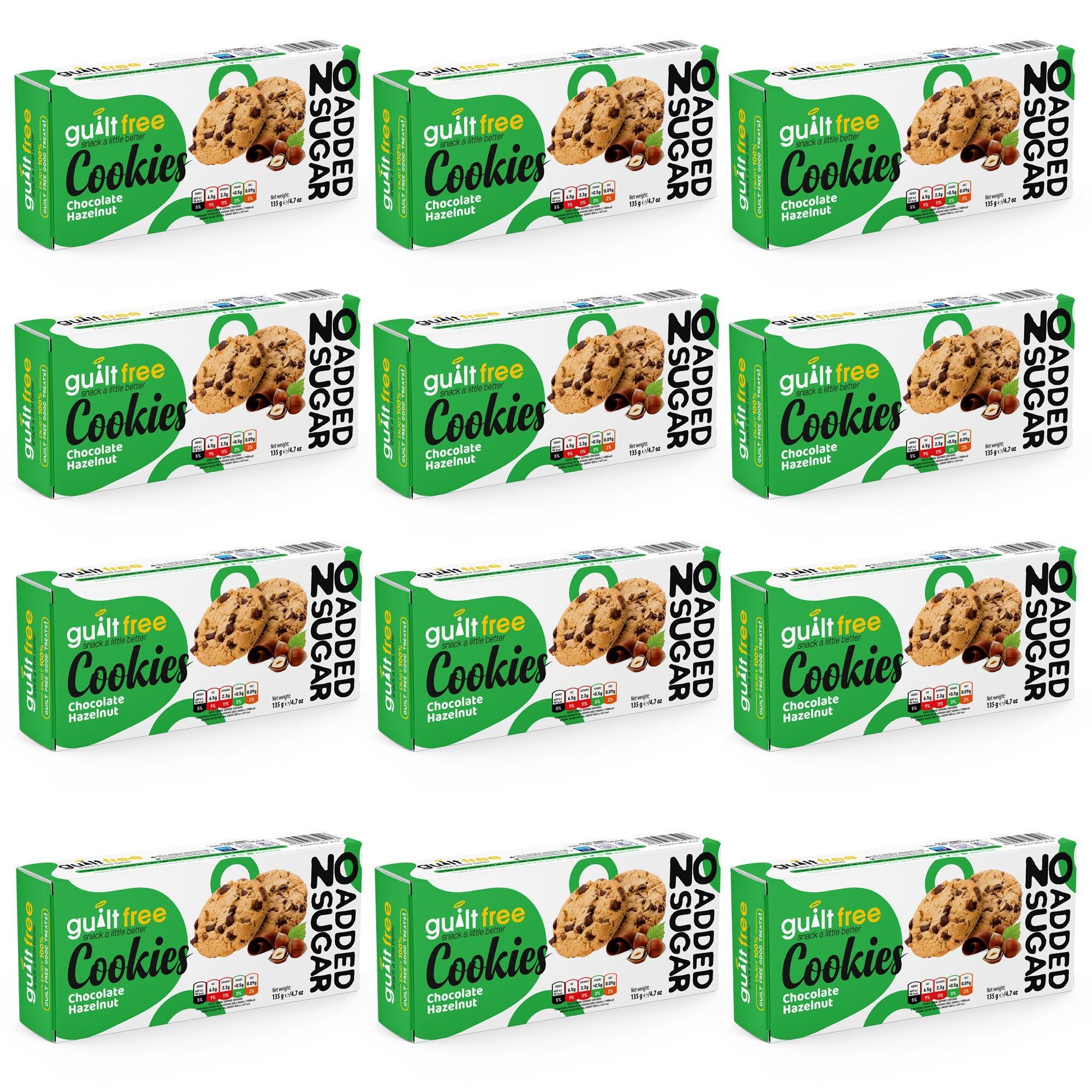 GuiltFree No Added Sugar Cookies 135g Chocolate Hazelnut