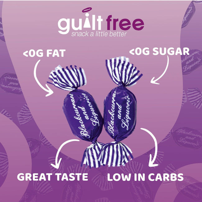 GuiltFree Sugar Free Blackcurrant & Liquorice Sweets 75g