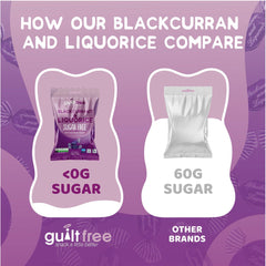 GuiltFree Sugar Free Blackcurrant & Liquorice Sweets 75g