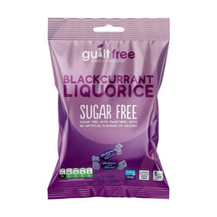 GuiltFree Sugar Free Blackcurrant & Liquorice Sweets 75g