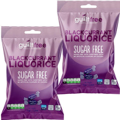 GuiltFree Sugar Free Blackcurrant & Liquorice Sweets 75g