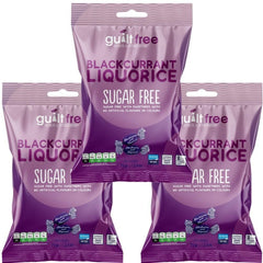 GuiltFree Sugar Free Blackcurrant & Liquorice Sweets 75g