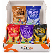 GuiltFree Sugar-Free Chewy Toffee Gift Box – 5 Flavours 375g