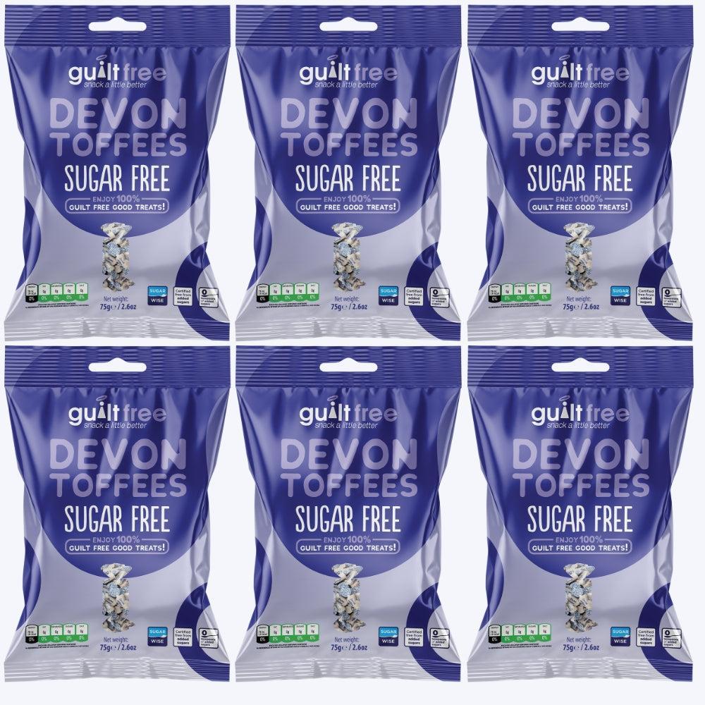 GuiltFree Sugar Free Devon Toffees 75g
