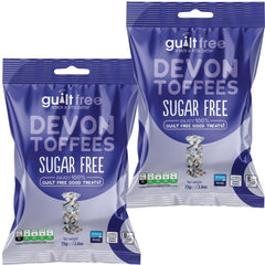 GuiltFree Sugar Free Devon Toffees 75g