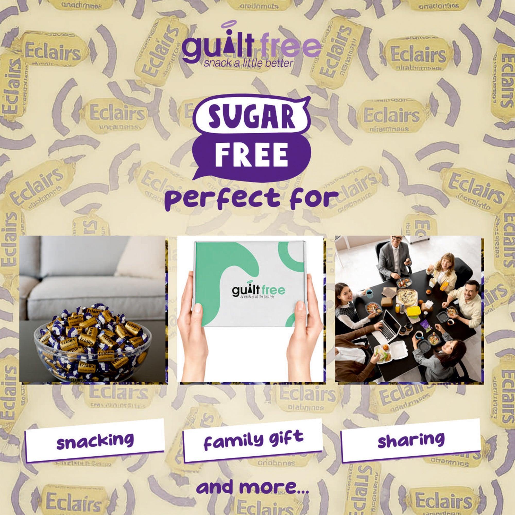 GuiltFree Sugar Free Eclairs Chocolate 75g