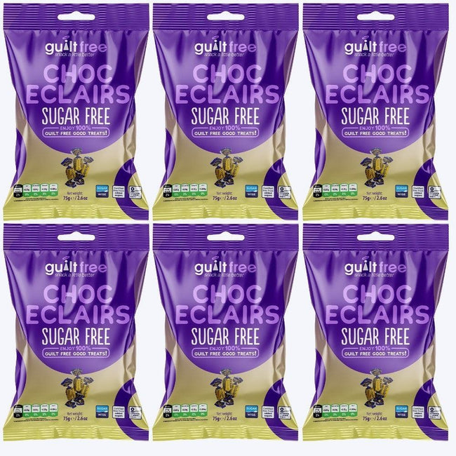 GuiltFree Sugar Free Eclairs Chocolate 75g