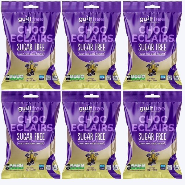 GuiltFree Sugar Free Eclairs Chocolate 75g