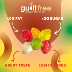 GuiltFree Sugar Free Fruit Gums 75g