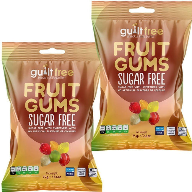 GuiltFree Sugar Free Fruit Gums 75g