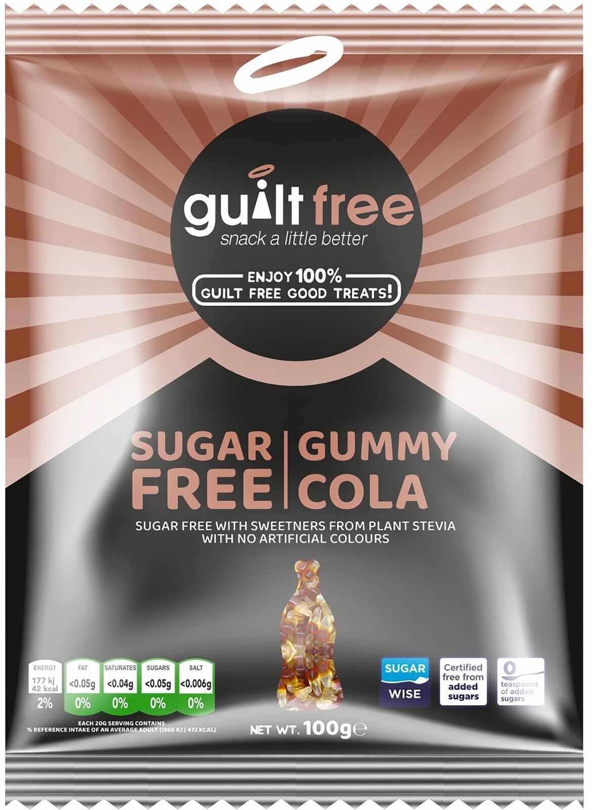 GuiltFree Sugar Free Gummies -  Cola Bottles
