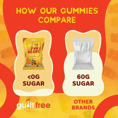 GuiltFree Sugar Free Gummy Bears 75g