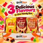 GuiltFree Sugar-Free Gummy Sweets Gift Box – 3 Flavours 225g