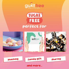 GuiltFree Sugar Free Rhubarb & Custard Sweets 75g