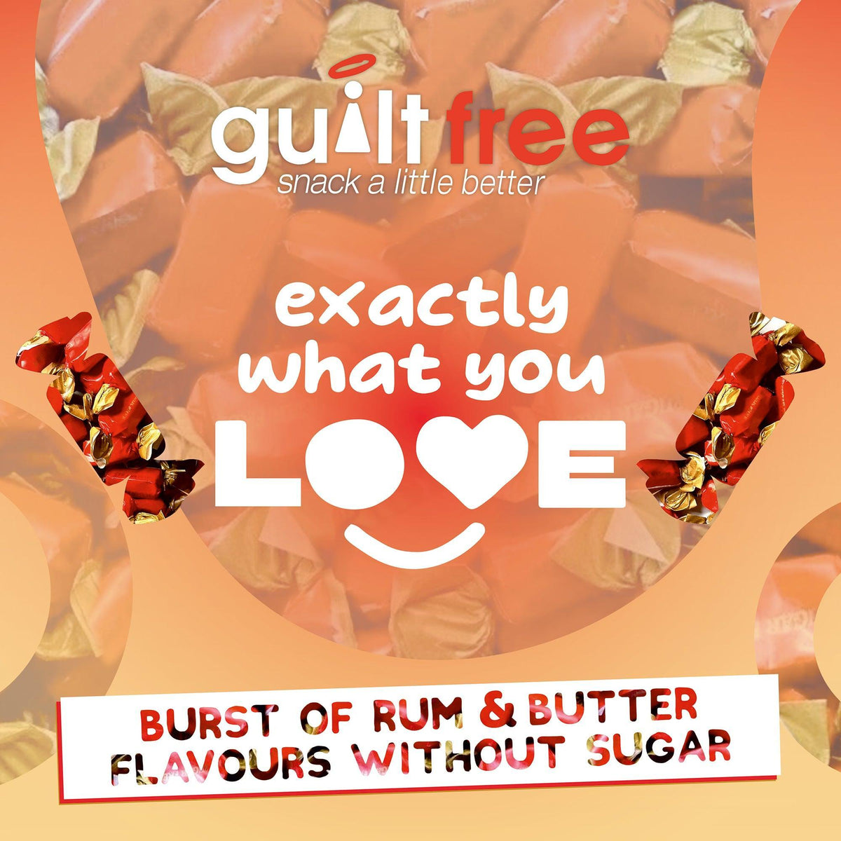 GuiltFree Sugar Free Rum & Butter 75g