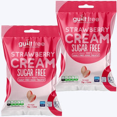 GuiltFree Sugar Free Strawberry Cream Sweets 75g