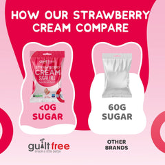 GuiltFree Sugar Free Strawberry Cream Sweets 75g