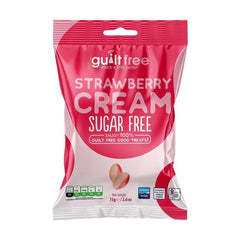 GuiltFree Sugar Free Strawberry Cream Sweets 75g