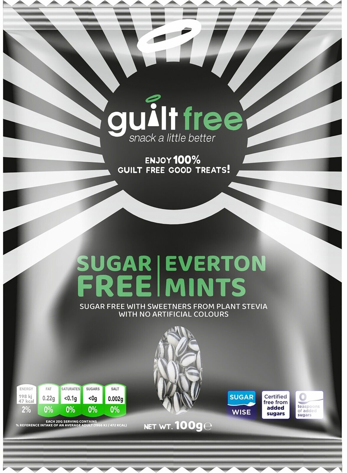 GuiltFree Sugar Free Sweets -  Everton Mints