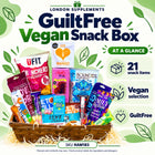 GuiltFree Vegan Snack Gift Box – 21 Items – overview infographic