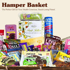 GuiltFree Vegan Snack Hamper Basket – 39 Items – snack selection close-up