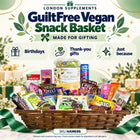 GuiltFree Vegan Snack Hamper Basket – 39 Items – gifting occasions infographic